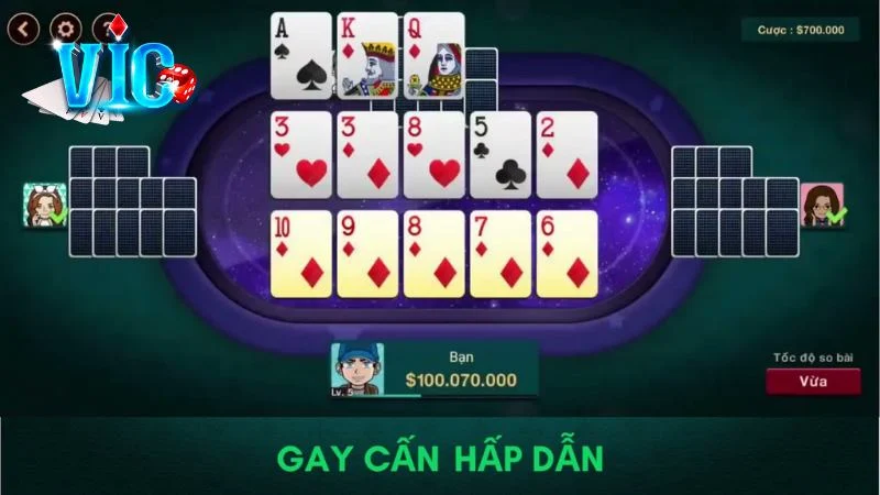 Game Mậu Binh có nhiều cách xếp bài khác nhau