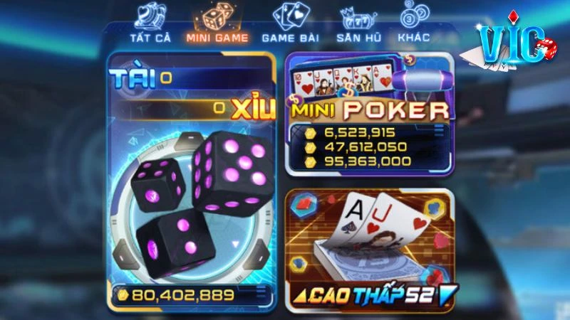 Khái niệm game đổi thưởng Minigame Poker