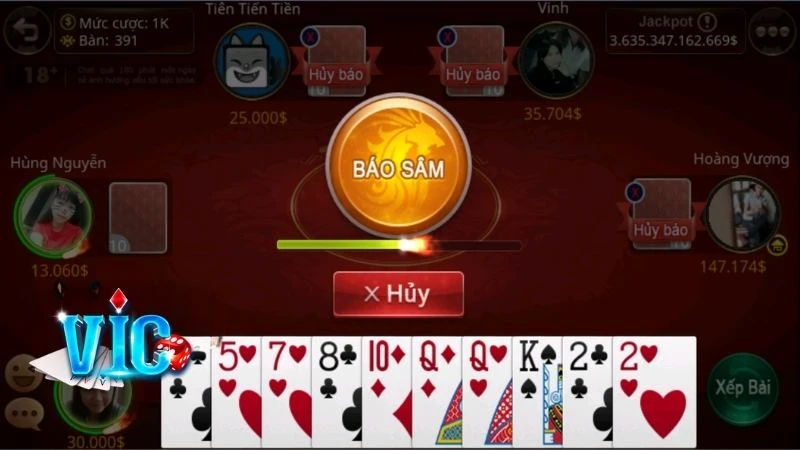 Chia sẻ chi tiết luật chơi game bài Sâm Lốc cho tân hội viên cổng game